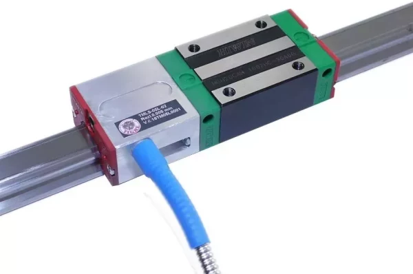 Magnetic encoders of the TMLS-0xL-02 series integrated into the linear rail